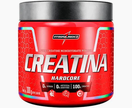 Creatina Hardcore 300g - Integral Médica - Pura